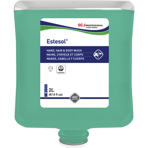 Nettoyant pour les mains, les cheveux et le corps Estesol, 2 L, For&ecirc;t tropicale, Cartouche en plastique Distribution Jean Lapalme