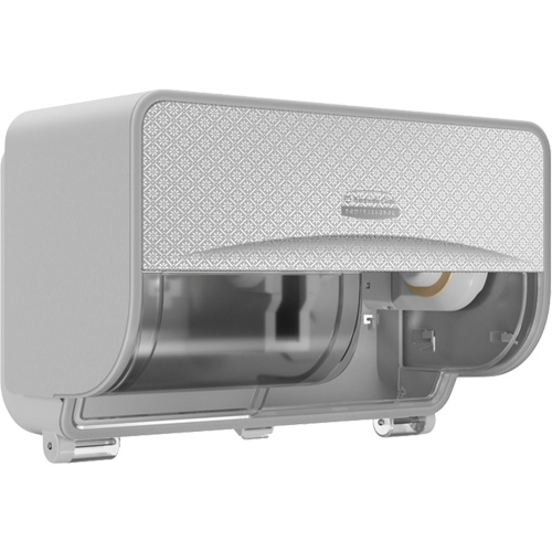 Distributeur de papier hygi&eacute;nique horizontal en rouleaux standards Icon, Multiple Capacit&eacute; du rouleau Distribution Jean Lapalme
