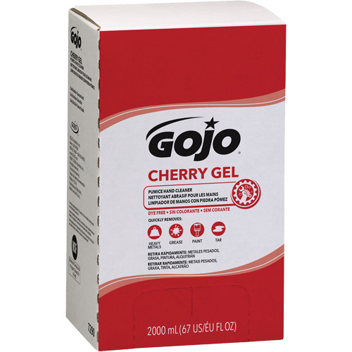 Hand Cleaner for Pro TDX Dispenser, Gel/Pumice, 2000 ml, Refill, Cherry Distribution Jean Lapalme