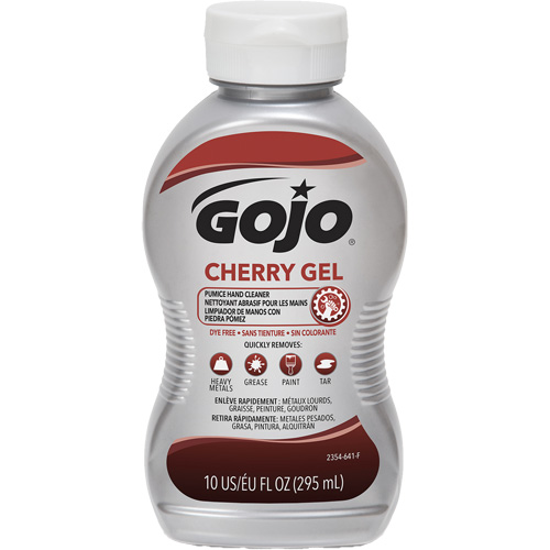 Nettoyant &agrave; mains, Gel/Pierre ponce, 295,74 ml, Bouteille, Cerise Distribution Jean Lapalme