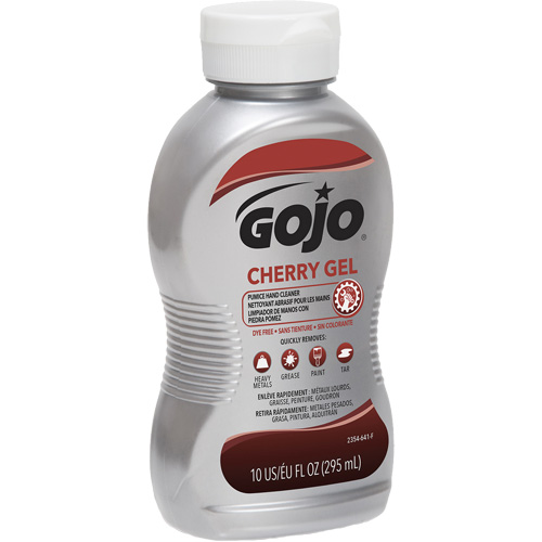 Nettoyant &agrave; mains, Gel/Pierre ponce, 295,74 ml, Bouteille, Cerise Distribution Jean Lapalme