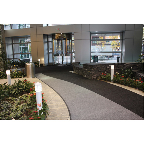 Supreme Knob Entrance Matting, Wiper/Scraper, 13-5/12' x 75-1/2' x 7/16", Charcoal Distribution Jean Lapalme