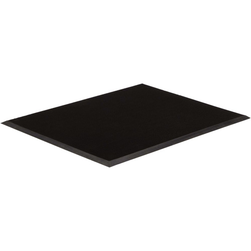 Gritstop Fingermat Entrance Matting, Rubber, Scraper Type, Finger Tip Style Pattern, 3' x 5', Black Distribution Jean Lapalme