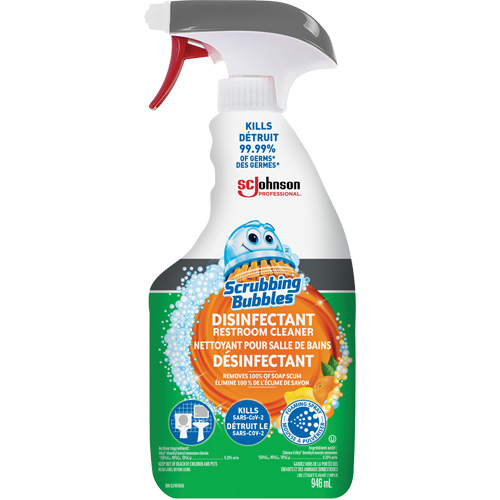 Nettoyant d&eacute;sinfectant pour toilette Scrubbing Bubbles, 32 oz, Bouteille &agrave; g&acirc;chette Distribution Jean Lapalme
