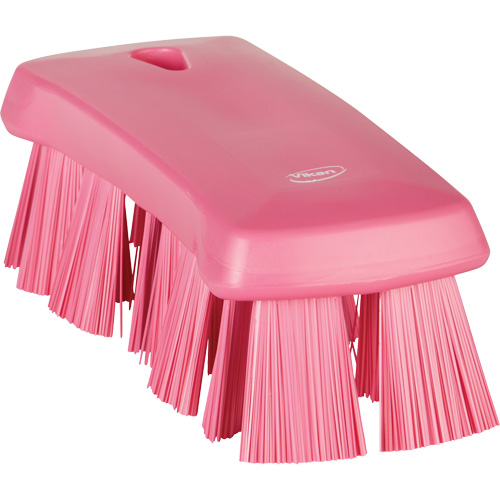 Brosse &agrave; main UST, Soies Ferme, Longueur de 6-9/10", Rose Distribution Jean Lapalme