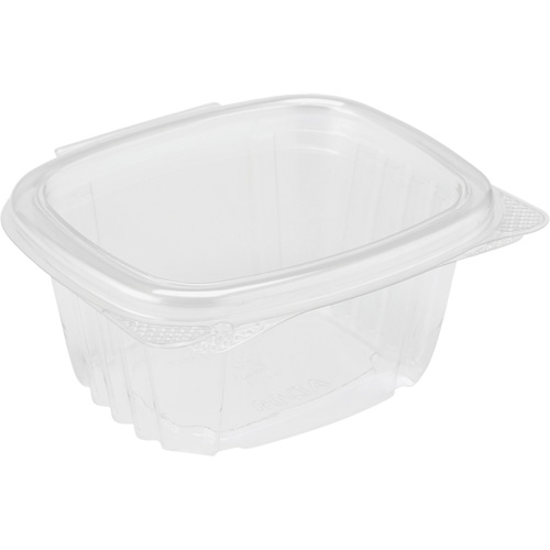 Contenant pour charcuterie avec couvercle &agrave; charni&egrave;re, Plastique Distribution Jean Lapalme