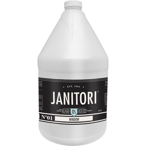 Janitori 01 Window Cleaner, 4 L, Jug Distribution Jean Lapalme