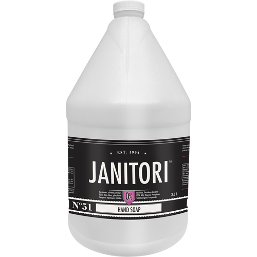 Savon &agrave; main Janitori, Mousse, 4 L, Parfum&eacute; Distribution Jean Lapalme