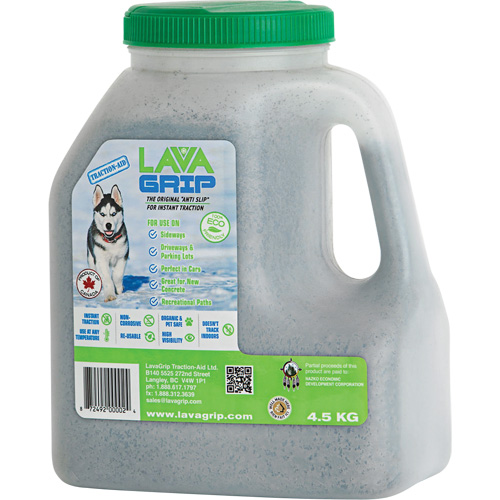 LavaGrip Traction-Aid, Container Size 9.9 lbs. (4.5 kg), Jug Distribution Jean Lapalme