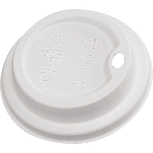 Compostable White Dome Sip Lids Distribution Jean Lapalme