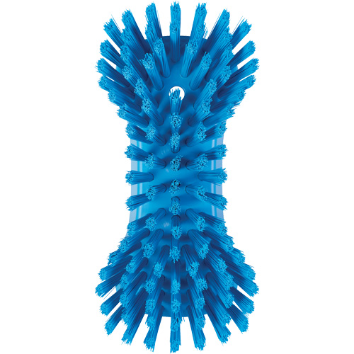 Hand Brush, Extra Stiff Bristles, 9-1/10" Long, Blue Distribution Jean Lapalme