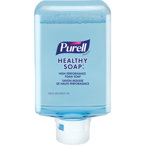 Savon mousse de haute performance ES10 PURELL HEALTHY SOAP avec la technologie CLEAN RELEASE, Mousse, 1200 ml, Sans parfum Distribution Jean Lapalme