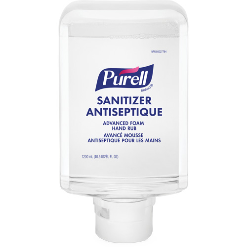 Mousse d&eacute;sinfectante avanc&eacute;e pour les mains ES10, 1200 ml, Cartouche de recharge, 70 % alcool Distribution Jean Lapalme