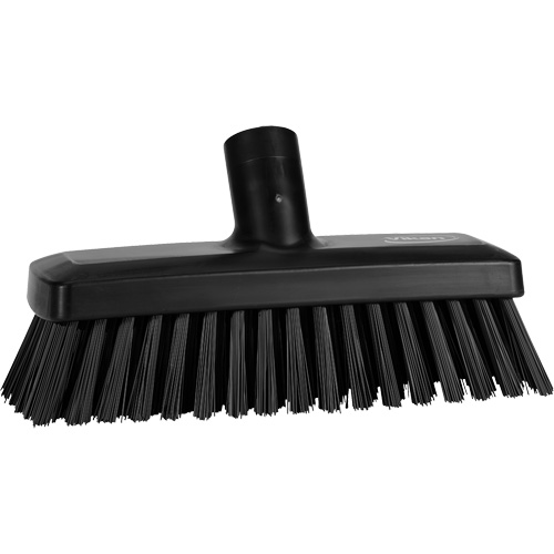 Balai compact pour murs et terrasses, Crins Ferme, 8-9/10", Polyester/Polypropyl&egrave;ne, Noir Distribution Jean Lapalme