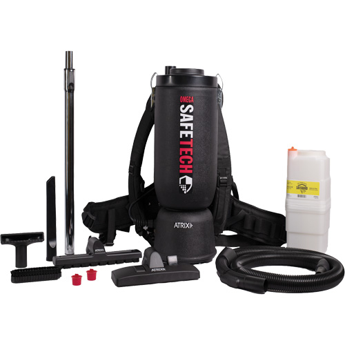 Omega SafeTech HEPA Backpack Vacuum Distribution Jean Lapalme
