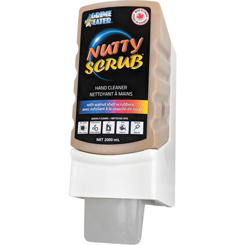 Nettoyant &agrave; mains avec exfoliant en coquille de noyer Nutty Scrub, Pierre ponce, 2000 ml, Cartouche en plastique, Sans parfum Distribution Jean Lapalme