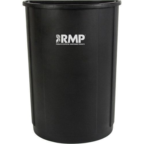 Poubelle demi-ronde, Poly&eacute;thyl&egrave;ne, 21 gal. US Distribution Jean Lapalme