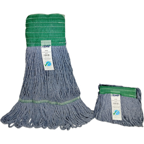 Wide-Band Mop Head, Antimicrobial/Floor Finishing/Specialty, Cotton/Rayon/Synthetic, Loop Style Distribution Jean Lapalme