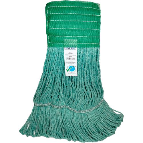 Wide-Band Mop Head, Antimicrobial/Floor Finishing/Specialty, Cotton/Rayon/Synthetic, Loop Style Distribution Jean Lapalme