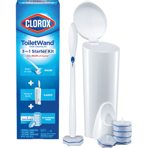 Disinfecting ToiletWand Disposable Cleaner 3-in-1 Starter Kit Distribution Jean Lapalme