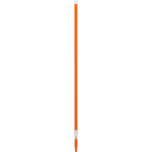Manche, Balai/Brosse/Vadrouille &agrave; &eacute;pousseter/Support &agrave; tampon/Grattoir/Raclette/Vadrouille humide, Orange, T&eacute;lescopique, 62" - 109-2/5" lo Distribution Jean Lapalme