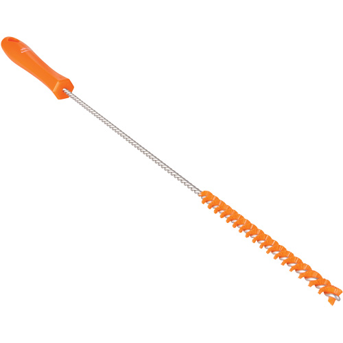 Tube Brush, Stiff Bristles, 19-7/10" Long, Orange Distribution Jean Lapalme