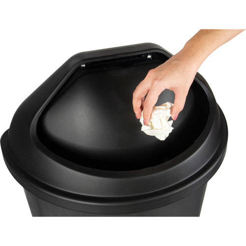 Lid for Half-Round Garbage Bin, Half Round Lid, Polyethylene Distribution Jean Lapalme
