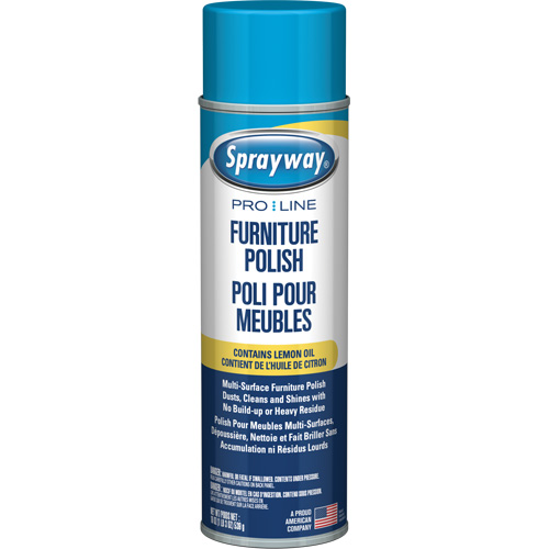 Pro Line Furniture Polish with Lemon Oil, 19 oz., Aerosol Can Distribution Jean Lapalme