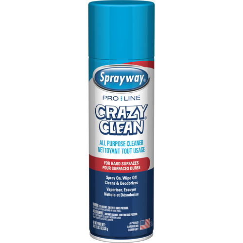 Pro Line Crazy Clean&reg; All Purpose Crazy Cleaner, 19 oz., Aerosol Can Distribution Jean Lapalme