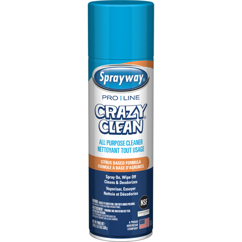 Nettoyant tout usage Pro Line Crazy Clean, 19 oz., Canette a&eacute;rosol Distribution Jean Lapalme