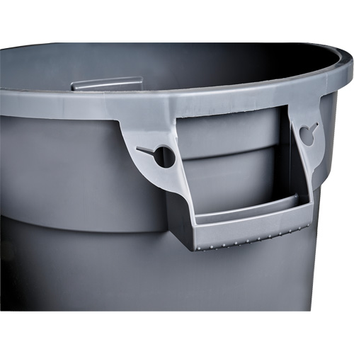 Grey Titan Garbage Container, Plastic, 20 US gal. Distribution Jean Lapalme