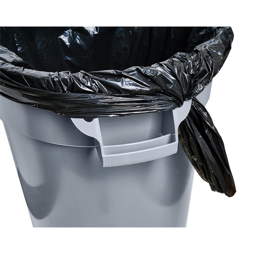 Grey Titan Garbage Container, Plastic, 20 US gal. Distribution Jean Lapalme