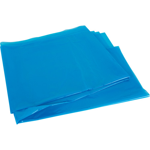 Sacs &agrave; d&eacute;chets de calibre industriel, Fort, 35" la x 50" lo, 0,9 mils, Bleu, Capacit&eacute; 194 L (44 gal.) Distribution Jean Lapalme