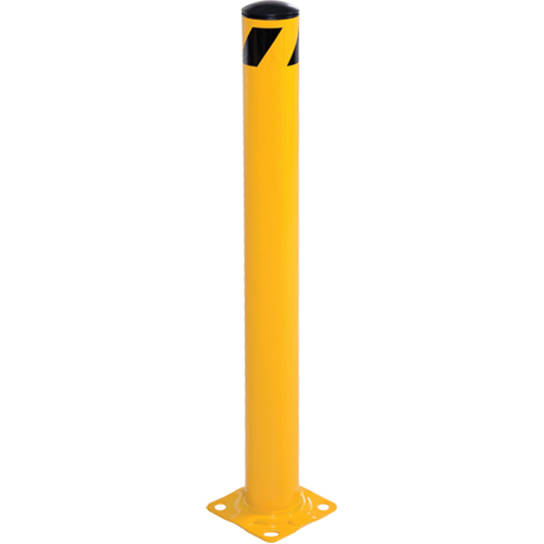 Borne, Acier, 42" h x 5-1/2" la, Jaune Distribution Jean Lapalme