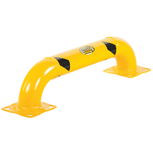 Low Profile Rack Guards, 3' W x 0.75' H, Yellow Distribution Jean Lapalme
