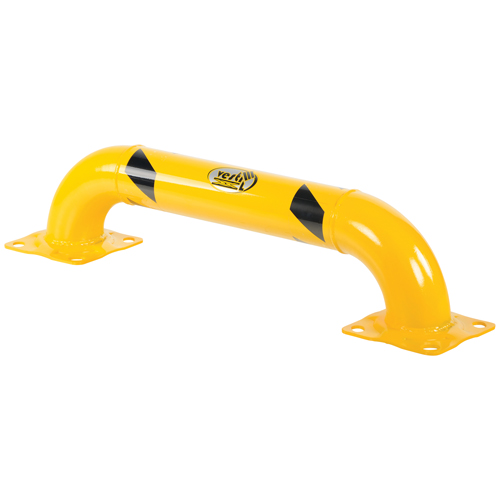 Low Profile Rack Guards, 3' W x 0.75' H, Yellow Distribution Jean Lapalme
