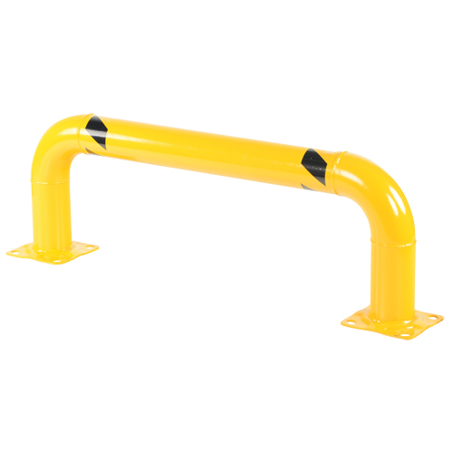 Low Profile Rack Guards, 4' W x 1.4' H, Yellow Distribution Jean Lapalme