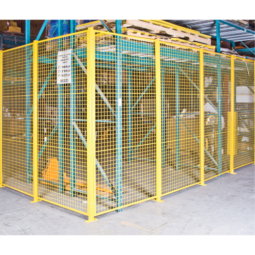 Wire Mesh Partition Components - Universal Posts, 10-1/4' H Distribution Jean Lapalme