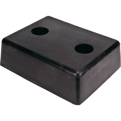 Molded Dock Bumpers, Rubber, 13" W x 4" D x 10" H Distribution Jean Lapalme