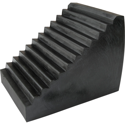 Wheel Chock, 9-1/2" x 6-1/2" x 7-1/2", Black Distribution Jean Lapalme