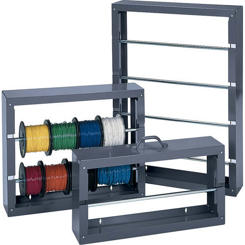 SUPPORT BOBINES DE FILMETALLIQUE (1 TIGE), De base, 6" la x 26-1/8" p x 10-3/8" h Distribution Jean Lapalme