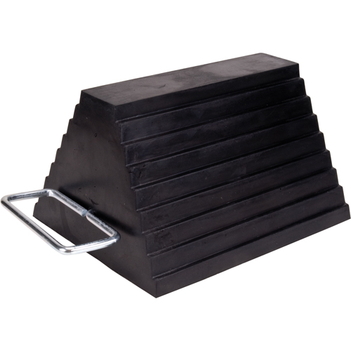 Cale de roue, 9" x 8" x 6", Noir Distribution Jean Lapalme