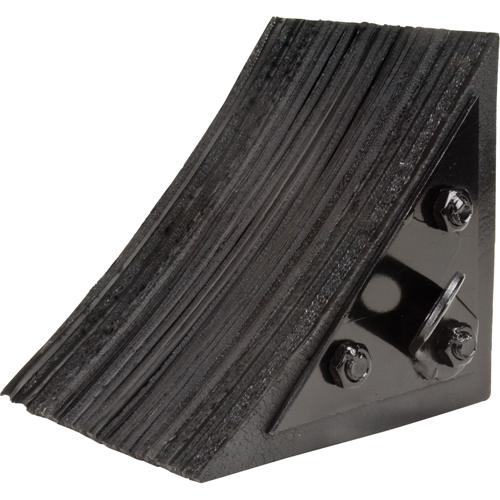 Wheel Chock, 8" x 8" x 8", Black Distribution Jean Lapalme