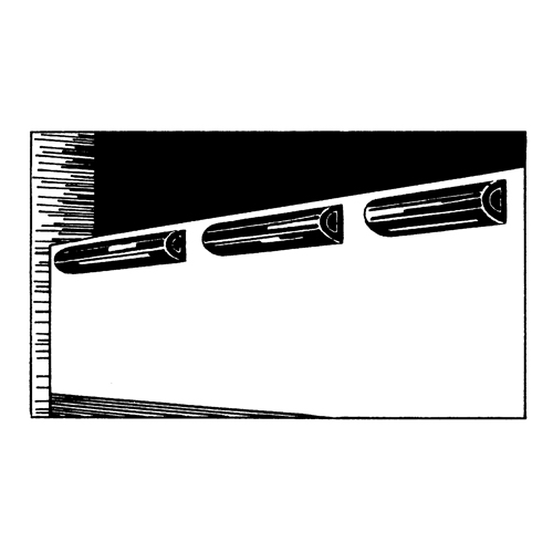 Extruded Rubber Dock Fenders, Rubber, 4-1/2" W x 12" L x 3-3/4" D Distribution Jean Lapalme