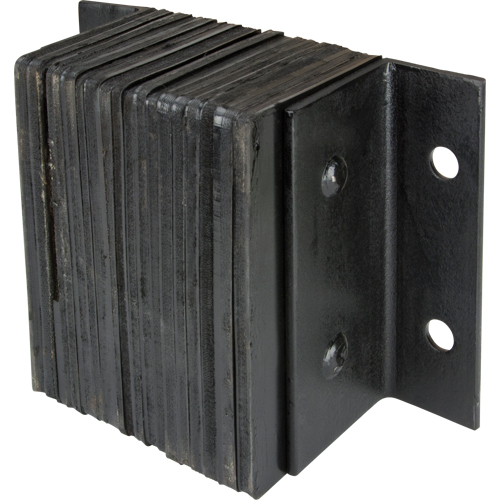 Butoirs de quai lamell&eacute;s, Horizontal, Caoutchouc, 12" la x 6" p x 10" h Distribution Jean Lapalme