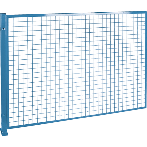 Perimeter Guards - Mesh Style, 4' H x 8' W, Blue Distribution Jean Lapalme