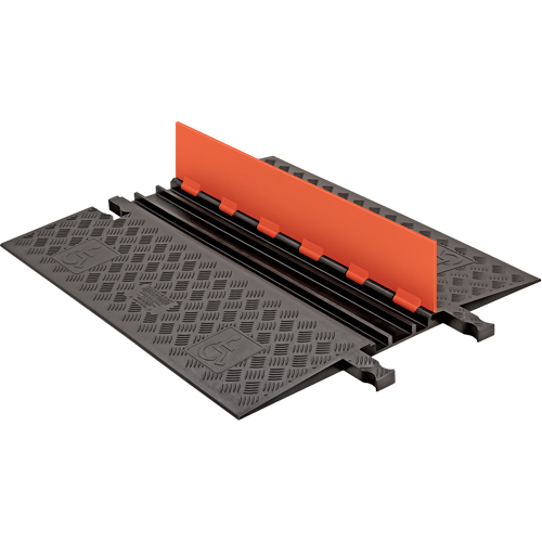 Guard Dog&reg; Low Profile ADA/DDA Cable Protector, 3 Channels, 36" L x 30.3" W x 1.25" H Distribution Jean Lapalme