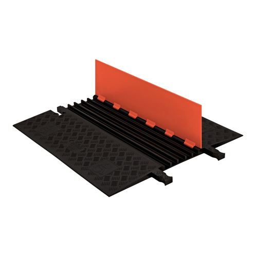 Guard Dog&reg; Low Profile ADA/DDA Cable Protector, 5 Channels, 36" L x 33.3" W x 1.25" H Distribution Jean Lapalme