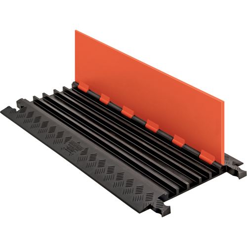 Guard Dog&reg; Low Profile Cable Protector, 5 Channels, 36" L x 16.9" W x 1.25" H Distribution Jean Lapalme