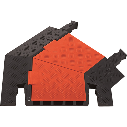 Protecteur de c&acirc;ble pour usage g&eacute;n&eacute;ral &agrave; 5 canaux Guard Dog, virage &agrave; droite Distribution Jean Lapalme